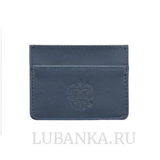 Картхолдер двухсторонний Россия темно синий