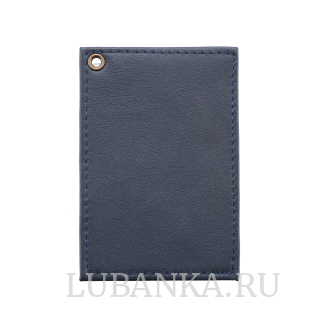 Картхолдер односторонний без символики темно синий